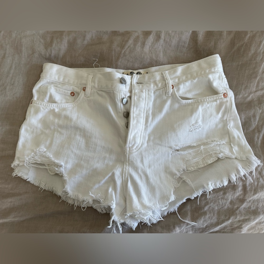We The Free white shorts